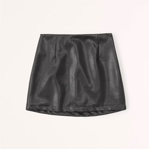 Vegan Leather Mini Skort